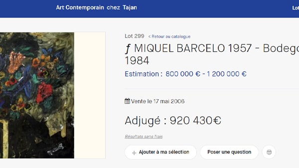 miquel barcelo estimation